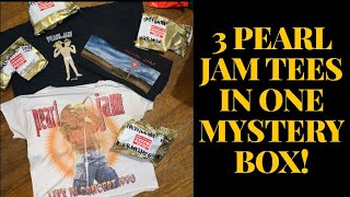 3 PEARL JAM TEES IN ONE MYSTERY BOX! (@VintageMysteryBox $725 UNBOXING) | RESELLING WITH DRAKE TALKS