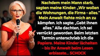 Ich gab den Gierigen Kindern genau, was sie wollten – ihr Anwalt las einen Satz und Erstarrte…
