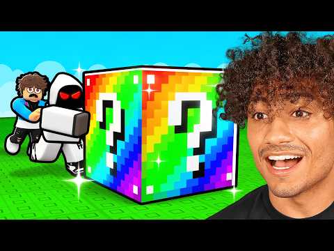ROBLOX PUSH A LUCKY BLOCK..