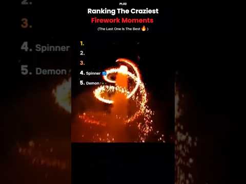 Ranking the Craziest Firework Moments 💥Pt.02 #impressive