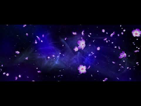 Blue smoke with cherry blossoms fall photography backdrops