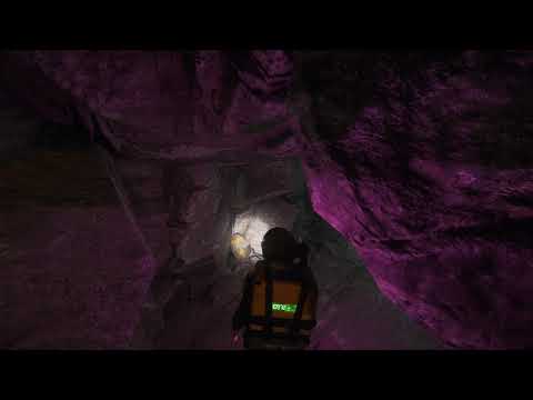 how to use a flare an spotting a mine-able rock on foot