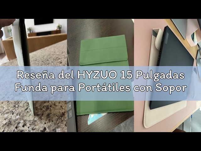Vídeo relacionado con DOMISO Funda para Portatil Ordenador 14 Pulgadas,MacBook Air 15 M4 M3 M2/MacBook Pro,Bolsa para 14-15 Pulgadas Lenovo,HP,DELL,ASUS Chromebook,Laptop PC Case Sleeve,con Paquete de Accesorios,Turquesa
