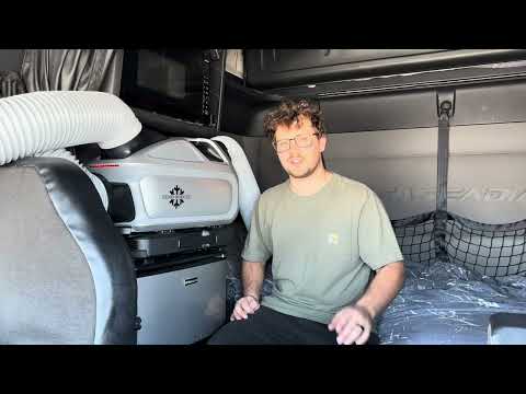 How to Set Up the ZERO BREEZE Mark 3 Portable A/C in your Semi-Truck