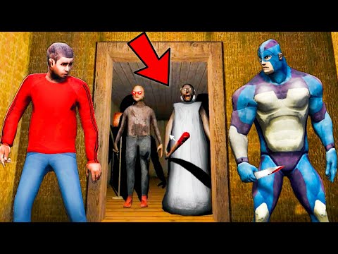 Rope Hero rescued a girl from granny and grandpa || Gta 5 Gameplay