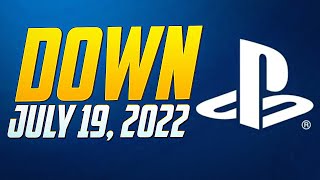 Playstation Network Down July 19, 2022 Down Detector