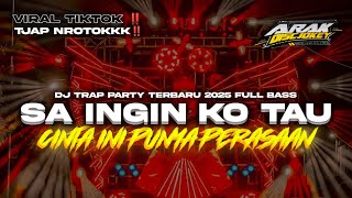 Download lagu DJ CEK SOUND TERBARU 2025 • SA INGIN KAU TAU CINTA INI PUNYA PERASAAN • TRAP PARTY ‼️ TJAP NROTOKKK  mp3