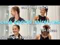 RUNNING HAIRSTYLES | cute and easy hairstyles for sports and working out