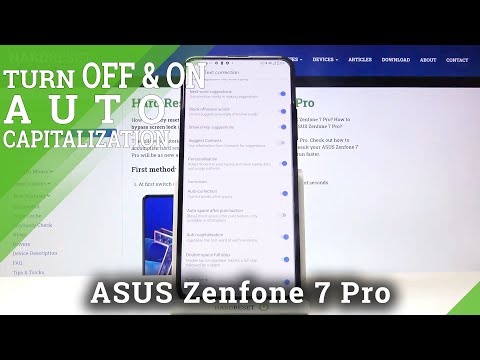 How to Enable Auto Capitalization on ASUS Zenfone 7 Pro – Use Auto Capitalization