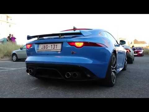 Jaguar F-Type SVR revbattle Huracan and F12berlinetta