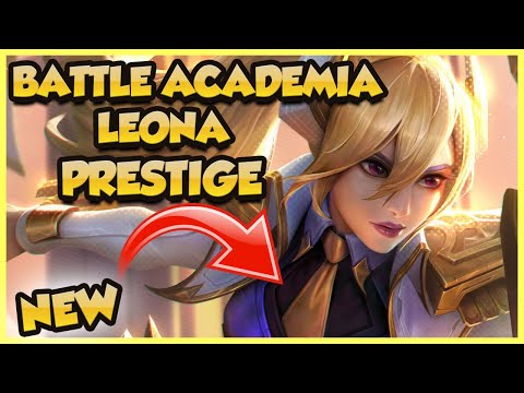 🛡️👩‍🎓 BATTLE ACADEMIA LEONA PRESTIGE STUNS IN STYLE | PBE Skin Showcase | Erick Dota