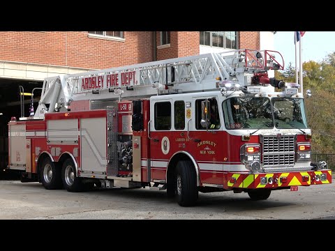Ardsley FD Ladder 50 Responding
