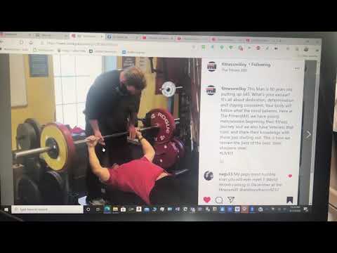 79YRS OLD GRANDPA, 345 BENCH -PRESS! WEIGHIN' IN AT 192.  BOOOOM BABY! 💥