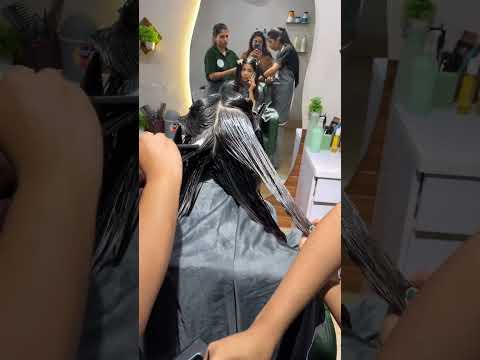 Matrix hairspa❤️ #hairspa #hairtreatment #matrix #hairgrowth #salon #knowledge #day #smoothhairs