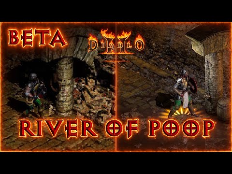 Diablo 2 Resurrected BETA Lut Gholein Sewers Comparison