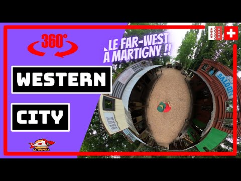🇨🇭🪐 [WESTERN CITY] 360 DEGREE VIDEO OF A CHILDREN'S AMUSEMENT PARK IN MARTIGNY/VALAIS/SWITZERLAND