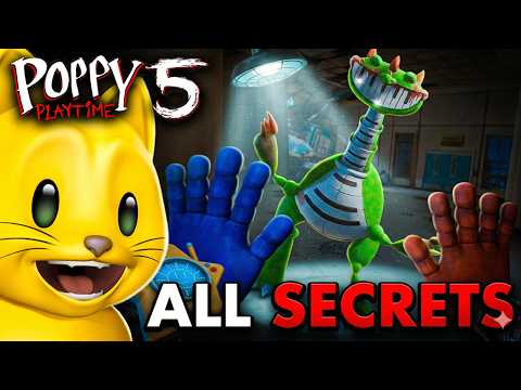 I Found ALL SECRETS + TAPES + EASTER EGGS in Poppy Playtime Chapter 5! (100% FULL GAME)