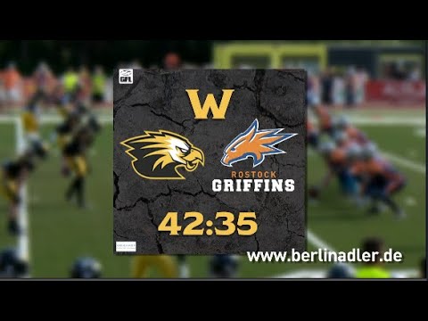 Berlin Adler vs. Rostock Griffins im Stade Napoleon Berlin