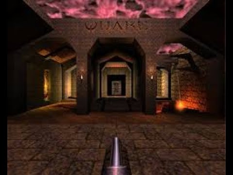 (Quake1) Thresh vs. Entropy (Red Annihilation 1997) – e1m2, battle for Carmack's Ferrari 328 GTS