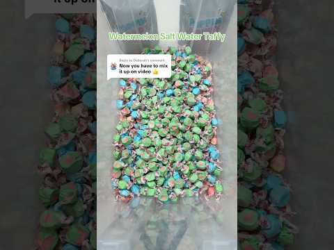 🍬🎪Let’s make AND MIX our Salt Water Taffy Mix!🎪🍬 #shorts