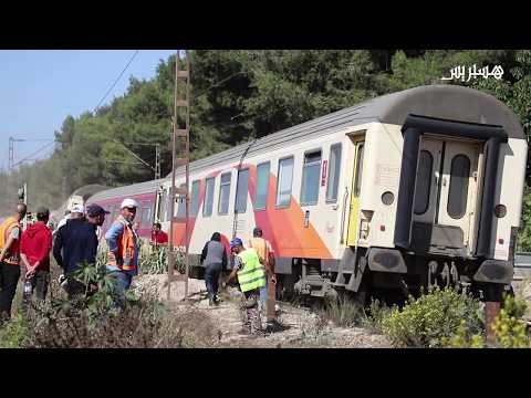 انحراف قطار قادم من مراكش صوب الدار البيضاء في منطقة بوسكورة دون وقوع وفيات