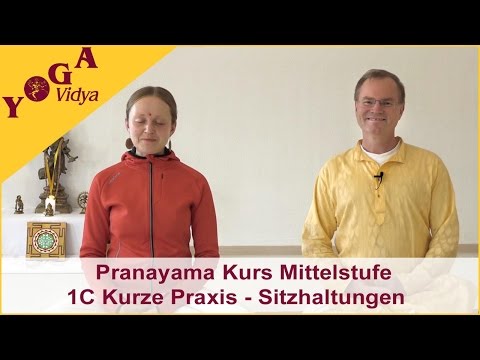 1C Pranayama Kurs Mittelstufe - Neun Sitzhaltungen für Meditation und Pranayama
