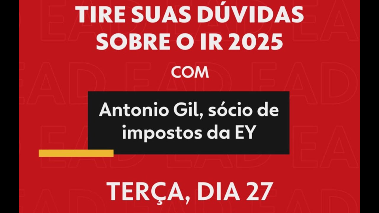 Imposto de Renda: Tire dúvidas ao vivo às 16h30 desta terça-feira