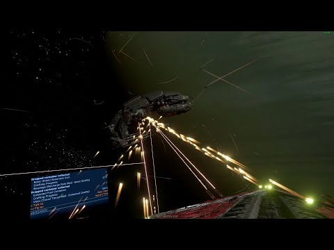 First fleet battle in X4