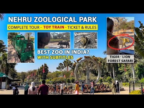Hyderabad Zoo Complete Tour | Nehru Zoological Park | Thrilling Tiger Safari 😨