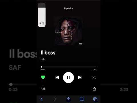 Saf - Il boss - Album « Bipolaire »