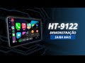 Central Multimídia 9 Pol H-Tech Android c/ Espelhamento BT/USB/GPS - HT-9122