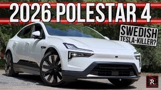 [Redline] The 2026 Polestar 4 Is A Speedy & Stylish Sports Sedan With Tons Of Swedish Charm
