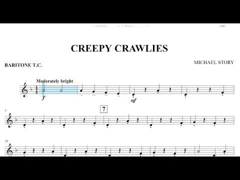 Creepy Crawlies (Michael Story) Baritone T.C. Play Along