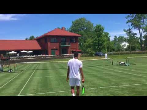 A Close Call On The Baseline... Out?