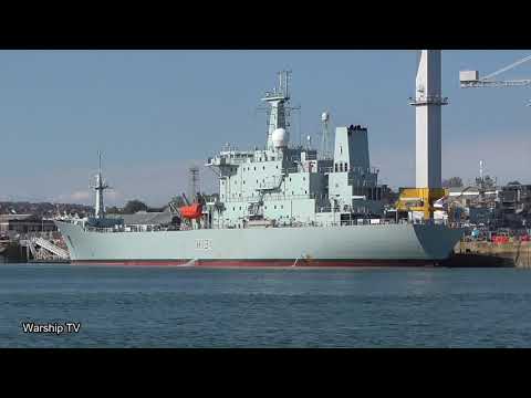 ROYAL NAVY WARSHIPS AT DEVONPORT NAVAL BASE - 30th May 2021