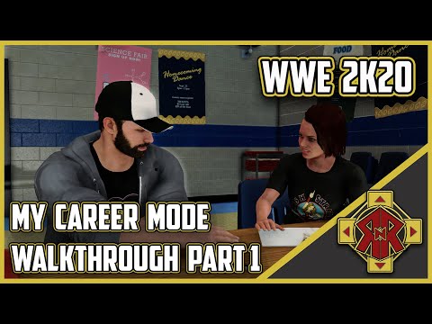 WWE 2K20 My Career Mode Part 1 - The Beginning - Legend Difficulty - No Commentary