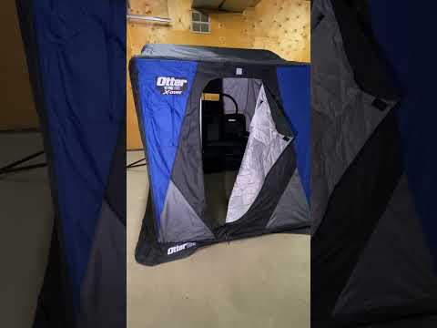Otter XT Pro Lodge X-over ice shelter review and walk through