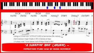 &#39;A Sleepin&#39; Bee&#39; (Harold Arlen) - Solo Jazz  piano lesson