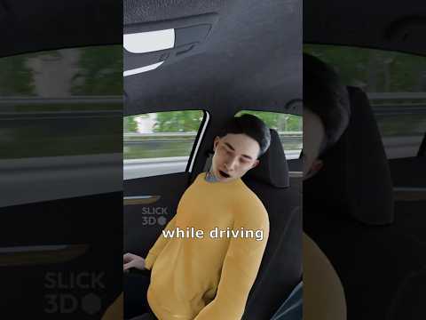 If Your Car Driver Faints While Driving! 😨 What To Do? #carcrash #3d #shortfeed #crash #safetytips