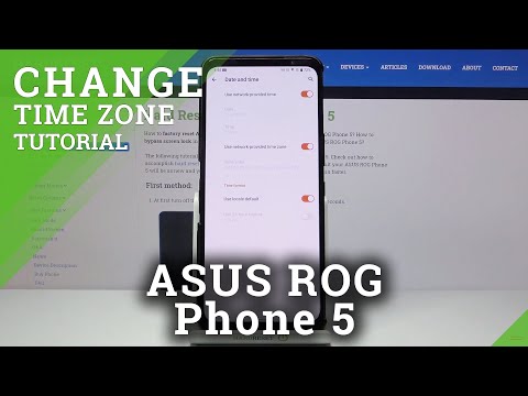 How to Adjust Date & Time on ASUS ROG Phone 5 – Time Adjustment