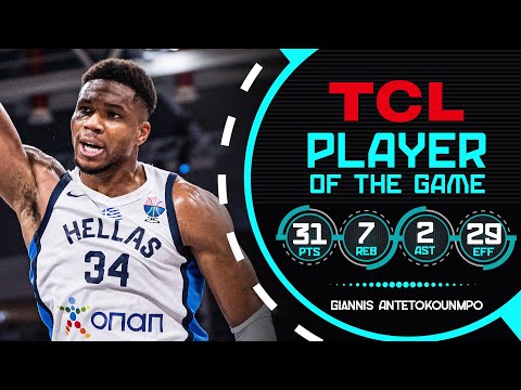 Masterful game from Giannis (31 PTS) carries GRE 🇬🇷 to hard-fought win over ITA at #EuroBasket 2025!