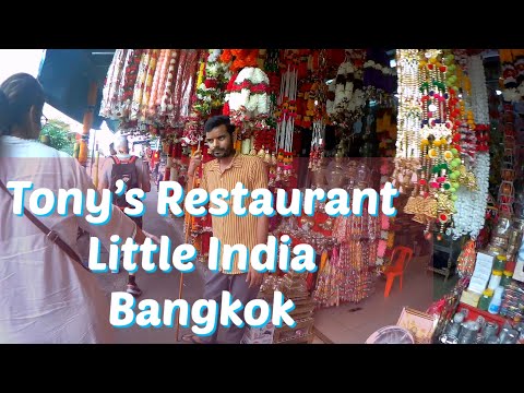 Restaurante Tony’s, Little India, Bangkok, Tailândia 🇹🇭