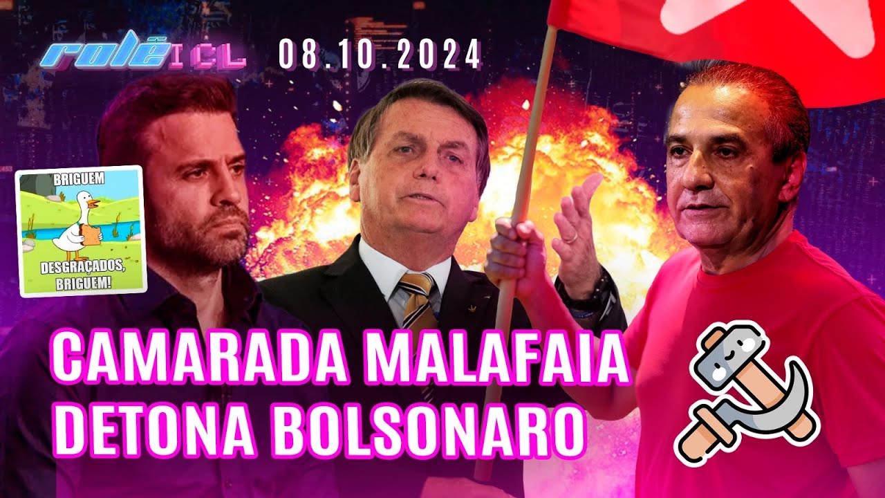 ROLÊ ICL - 08/10/24 - SANTINELI NO ROLE, MALAFAIA XINGA ALIADOS E NINGUÉM QUER O MARÇAL