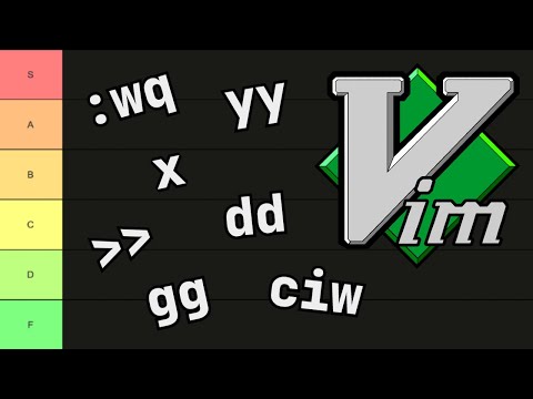 Vim Command Tier List