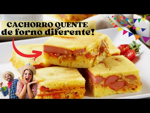 "Faça já essa receita fácil de cachorro-quente de forno e surpreenda sua família!"
