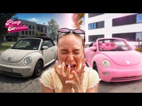 ich beklebe mein ganzes Auto mit Fell von außen (Pimp my CARamella FINALE)