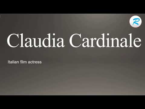 How to pronounce Claudia Cardinale