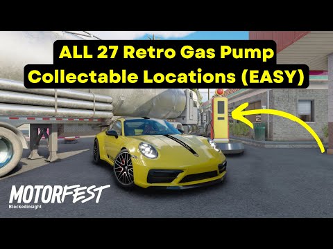 The Crew Motorfest ALL Retro Gas Pump Collectable Locations (EASY) - Vintage Garage | Retro Texas |