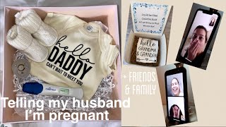 Surprising My Husband + Telling Friends & Family We're Pregnant!