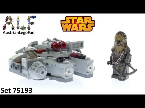 Vidéo LEGO Star Wars 75193 : Microfighter Faucon Millenium